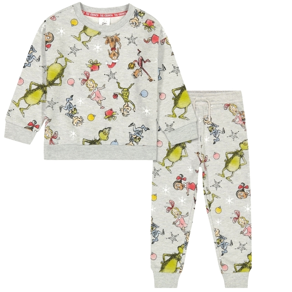 Grinch fleece set